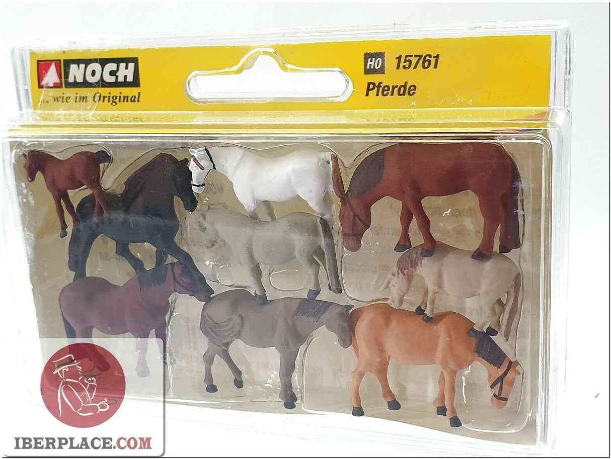 H0 escala 1:87 figuras Noch 15761 Caballos
