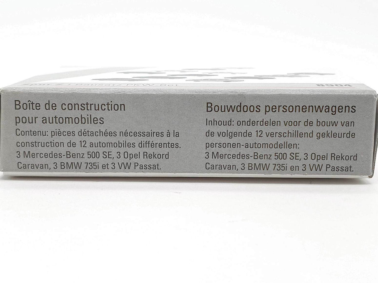 Märklin 8904 mini-club escala Z 1:220 Set 12x coches autos cars PKW deco maqueta