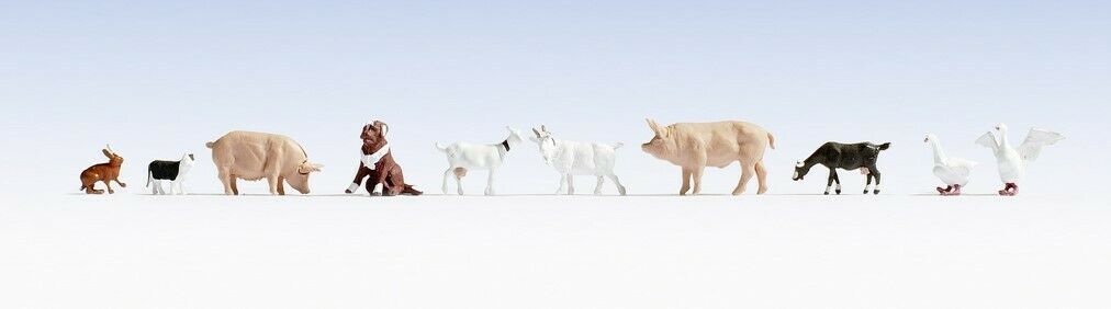 Noch 36711 figuras Animales de granja Farm Set N escala 1:160