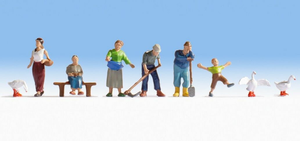 N escala 1:160 figuras modelismo Noch 36629 Campesinos