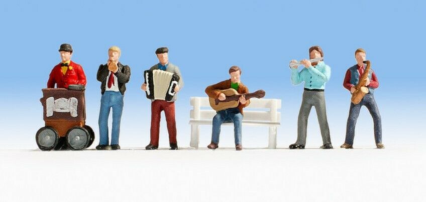 N 1:160 escala figuras modelismo maqueta Noch 36563 Musicos ambulantes street