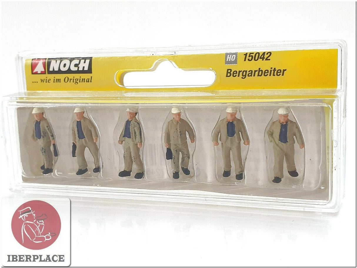 H0 escala 1:87 ho figuras modelismo Noch 15042 Mineros