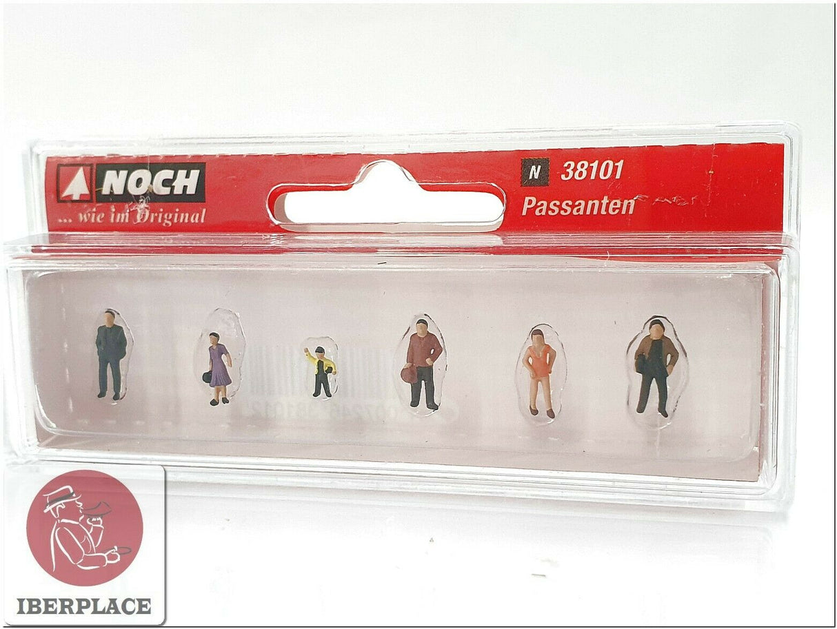 N escala 1:160 figuras modelismo maqueta Paseantes Set Pedestrians Noch 38101