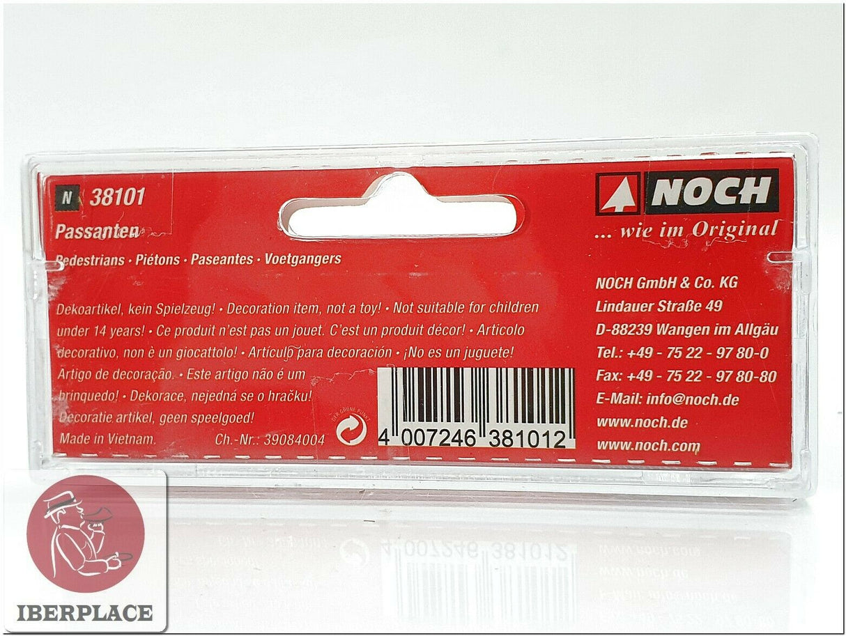 N escala 1:160 figuras modelismo maqueta Paseantes Set Pedestrians Noch 38101