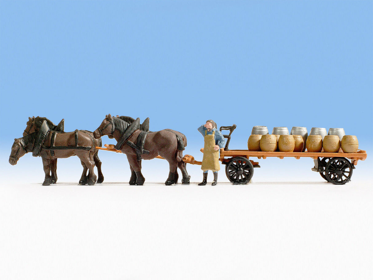 Noch H0 1:87 carruaje carros figuras modelismo ferroviario maqueta trenes escala