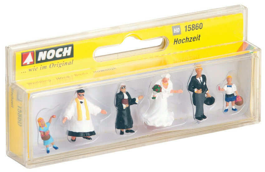 Noch 15860 figuras boda personas casandose escala H0 1:87 ho 00