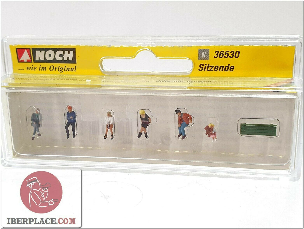 Noch 36530 figuras Gente sentada scenery People N escala 1:160