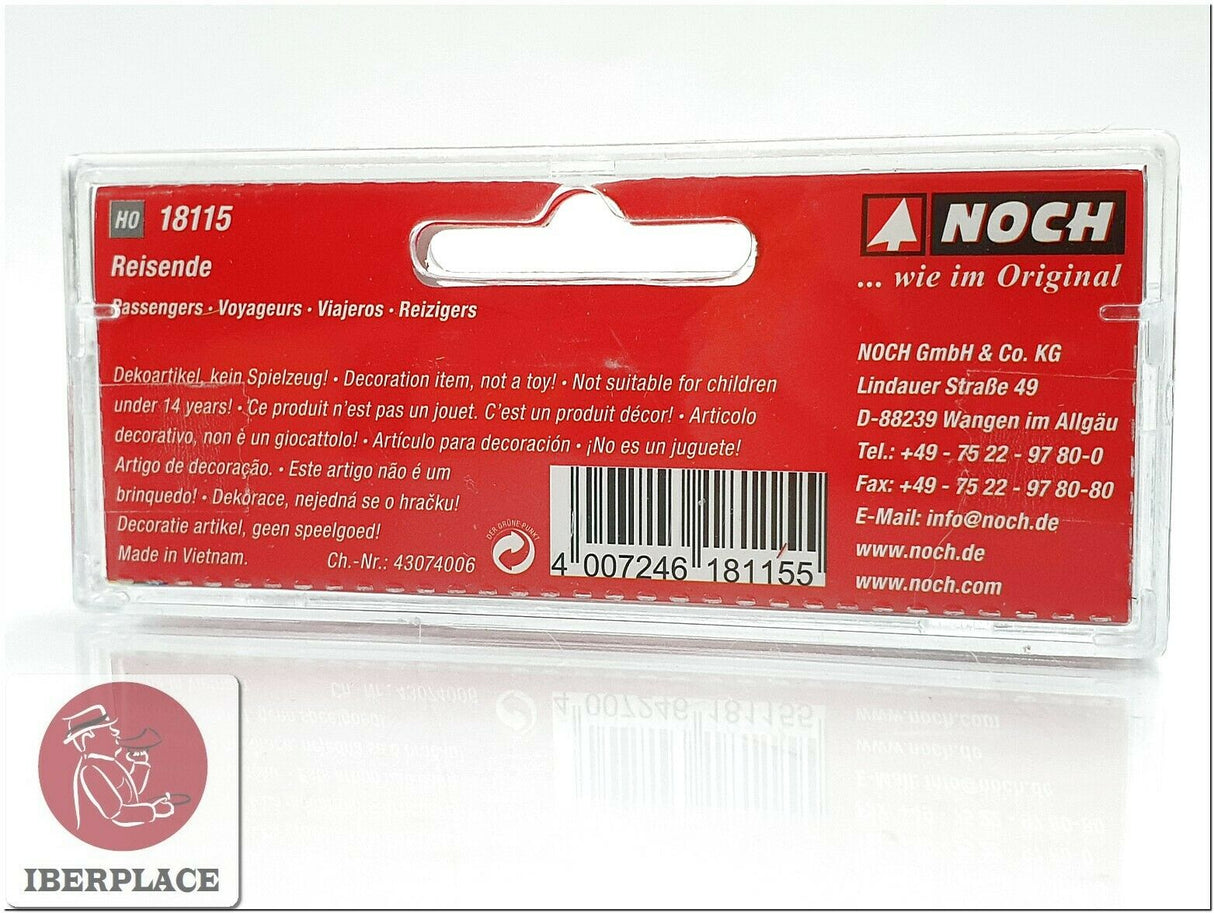 Noch 18115 figuras pasajeros escala H0 1:87 ho 00