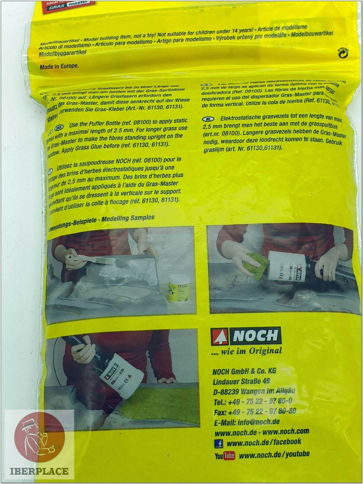H0 N Z escala modelismo maqueta Noch 50210 Hierbas Pradera primaveral Grass 100g