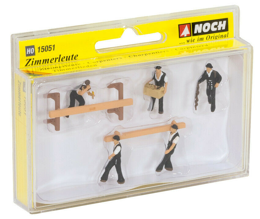 H0 1:87 escala ho figuras modelismo trenes Noch 15051 Carpenters