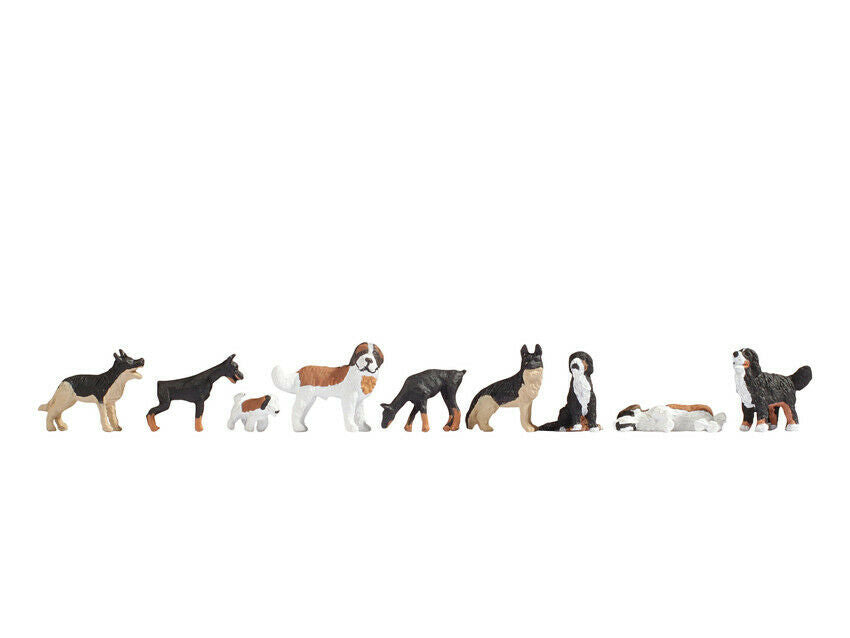 N escala 1:160 figuras modelismo Noch 36717 perros dogs