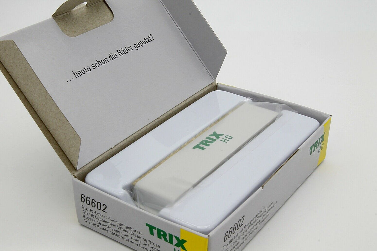 Trix 66602 – Cepillo limpiador de ruedas para locomotoras escala H0 DC