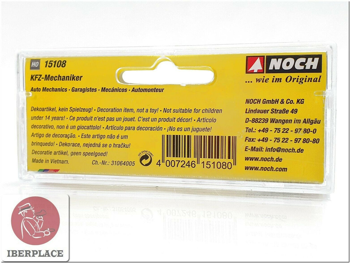 H0 escala 1:87 ho figuras modelismo Noch 15108 Mecanicos
