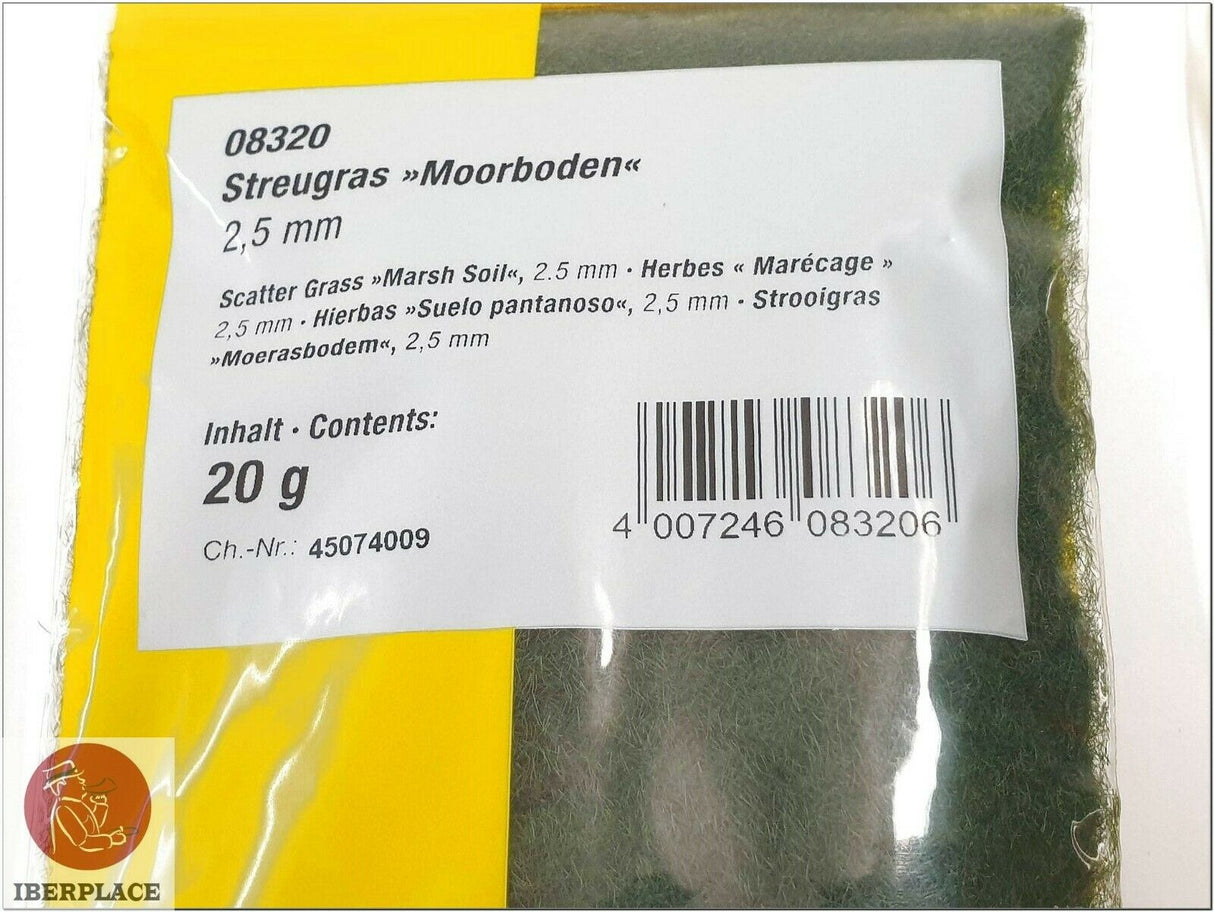 Noch Set hierbas cesped scatter grass modelismo diorama landscaping scenery 3x