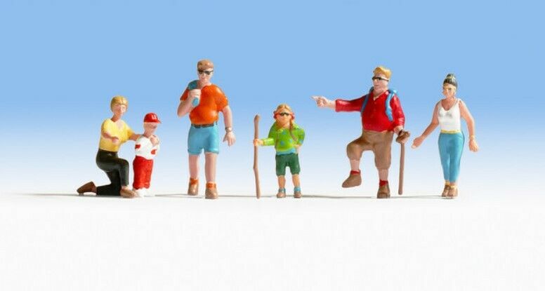 H0 escala 1:87 ho figuras modelismo maqueta trenes Senderistas Wander Noch 15870