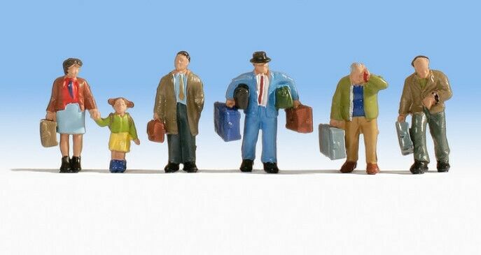 H0 escala 1:87 figuras modelismo maqueta trenes Noch 15224 passengers