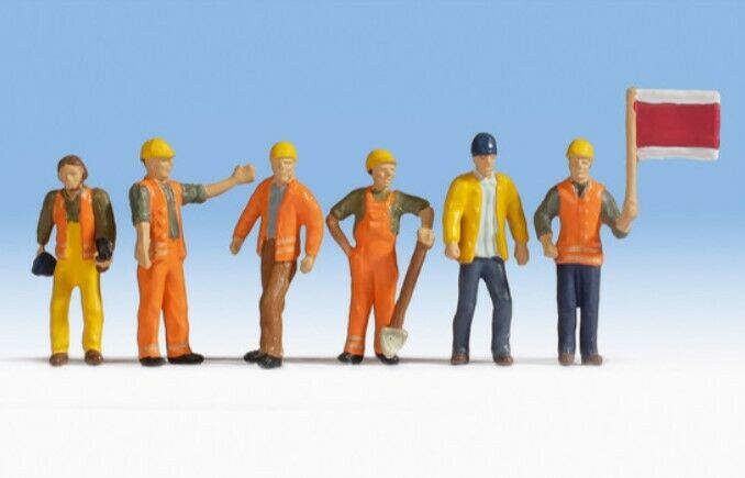 H0 escala 1:87 ho figuras modelismo maqueta Set Workers Noch 15277