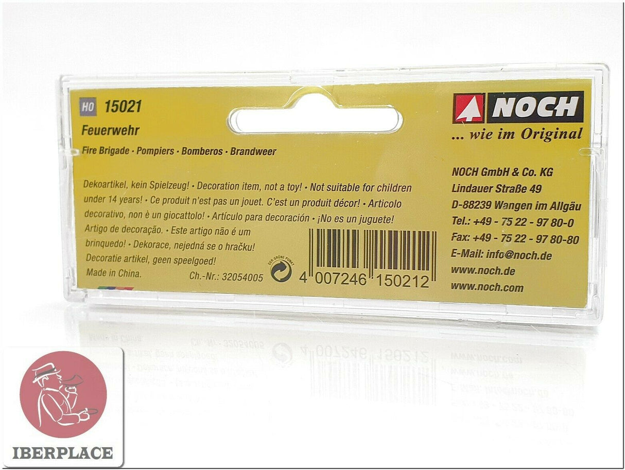 H0 escala 1:87 ho figuras Bomberos Noch 15021