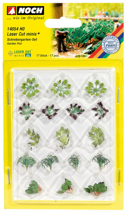 H0 escala 1:87 figuras modelismo maqueta trenes Noch 14054 17x Plantas de huerto