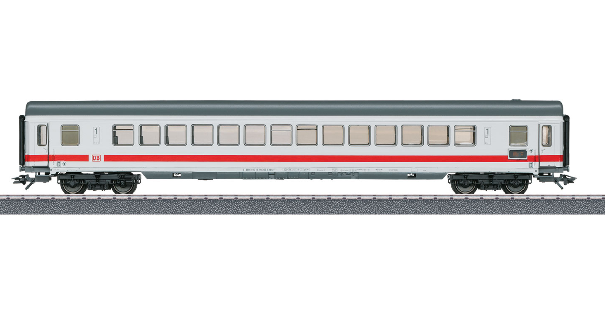 1:87 escala Märklin 40500 Tren de expreso Intercity de primera clase vagón pasajeros DB
