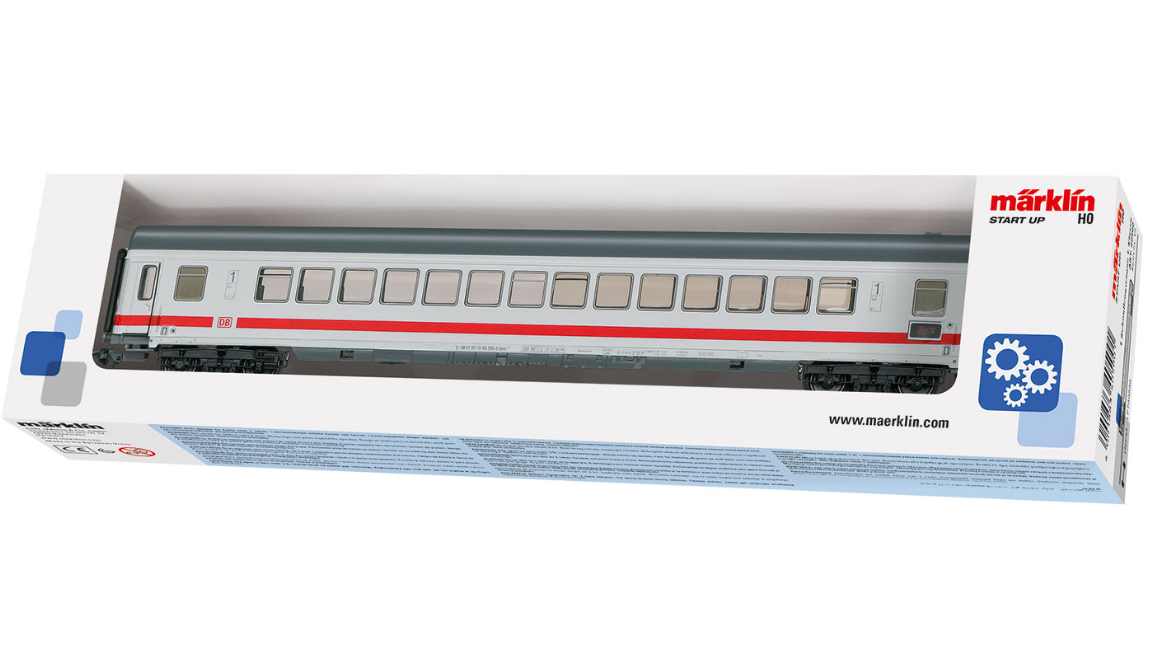 1:87 escala Märklin 40500 Tren de expreso Intercity de primera clase vagón pasajeros DB