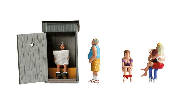 H0 1:87 ho escala Noch 15560 figuras Escenas de retrete Toilet Stories
