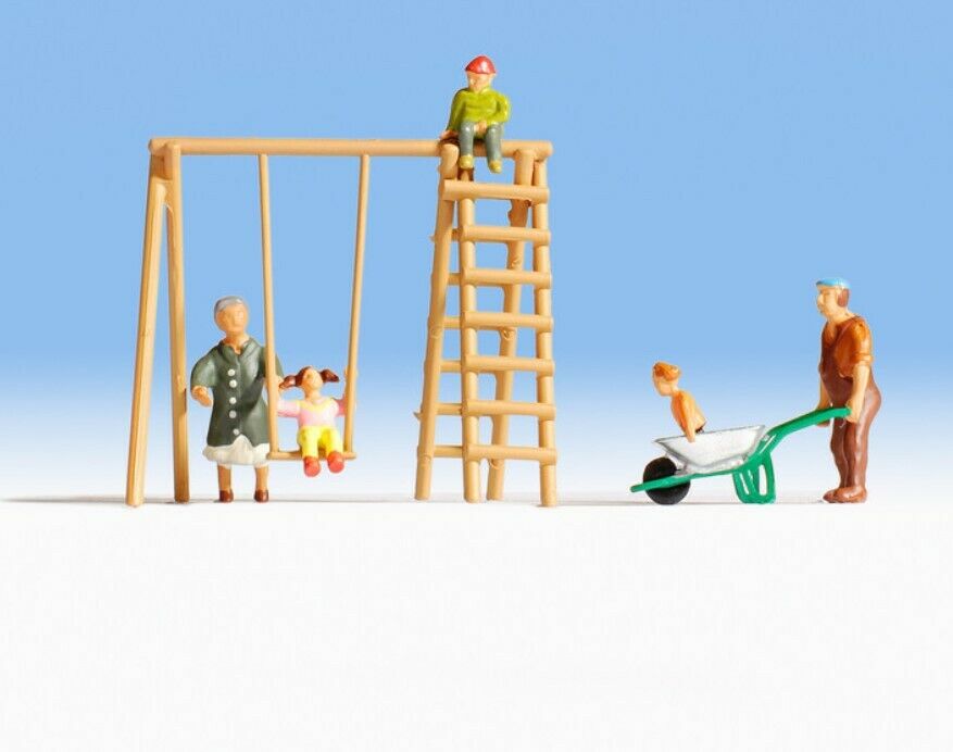 H0 escala 1:87 ho figuras modelismo maqueta Noch 15589 Abuelos nietos