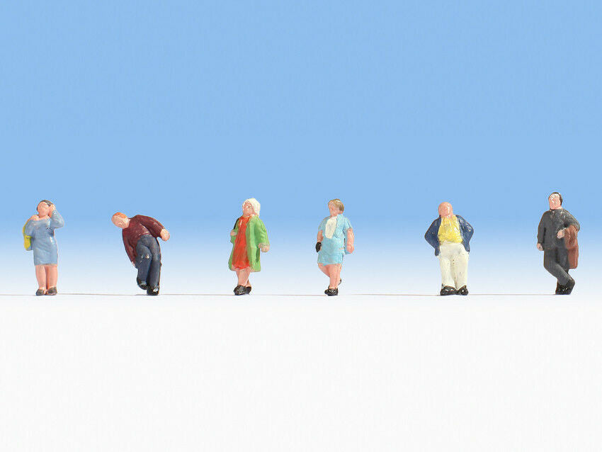 Z escala 1:220 figuras modelismo maqueta trenes scenery Set Paseantes Noch 44202