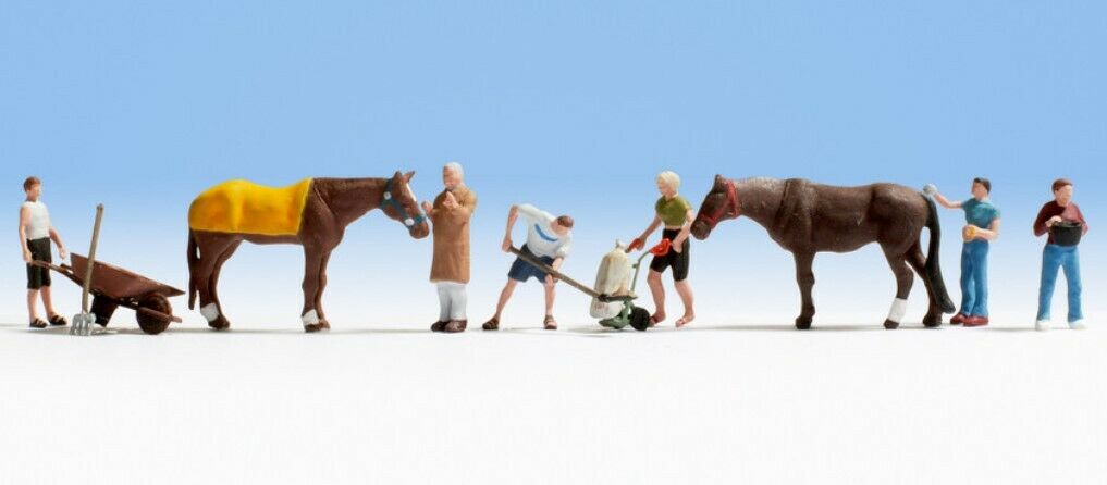 N escala 1:160 figuras modelismo Noch 36634 Trabajo en cuadra