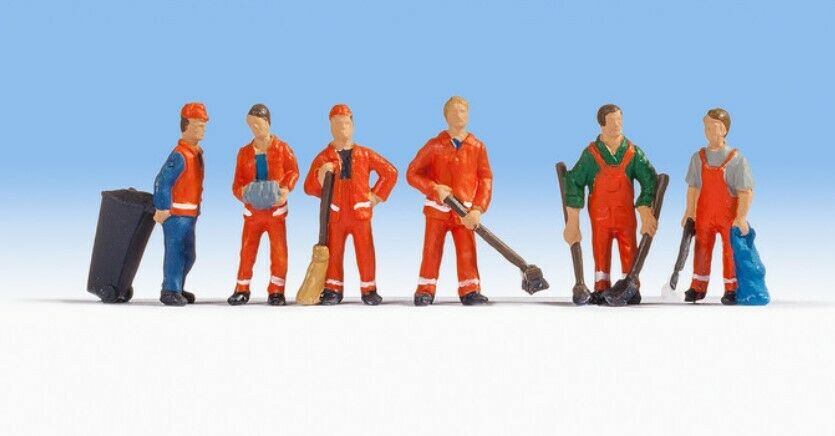 H0 escala 1:87 ho figuras modelismo Noch 15029 Limpieza urbana