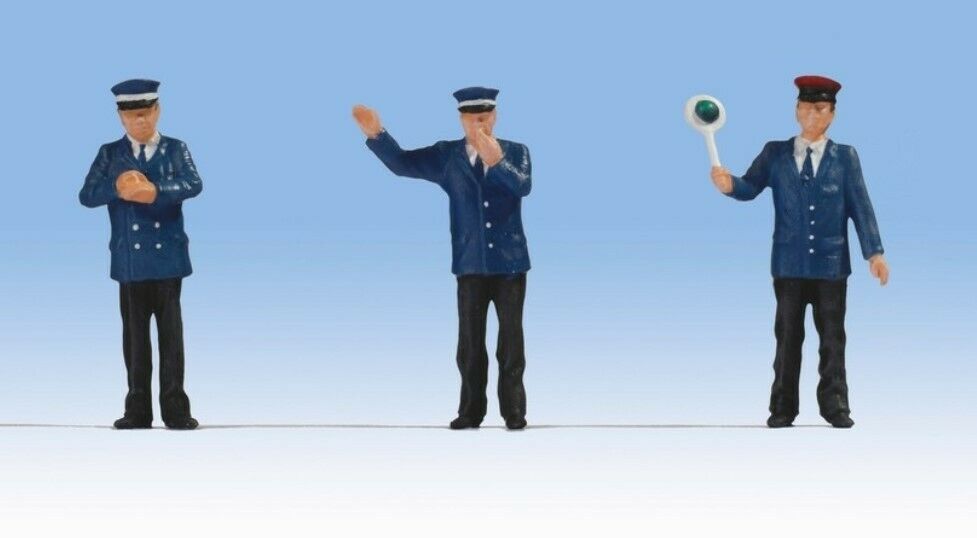 0 escala figuras modelismo trenes scenery Set Noch 17800 Railway Officials