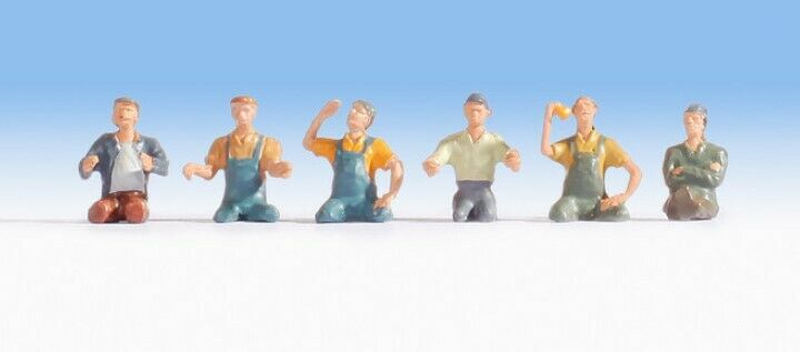 H0 escala 1:87 figuras modelismo maqueta trenes Noch 15244 lorry drivers