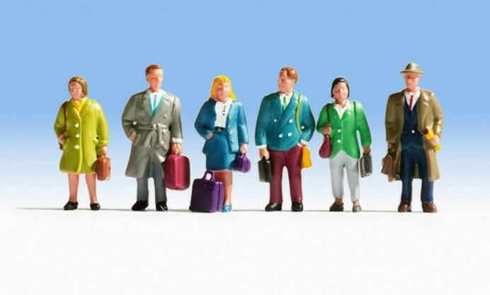 H0 escala 1:87 ho figuras modelismo maqueta trenes Viajeros Passenger Noch 15220