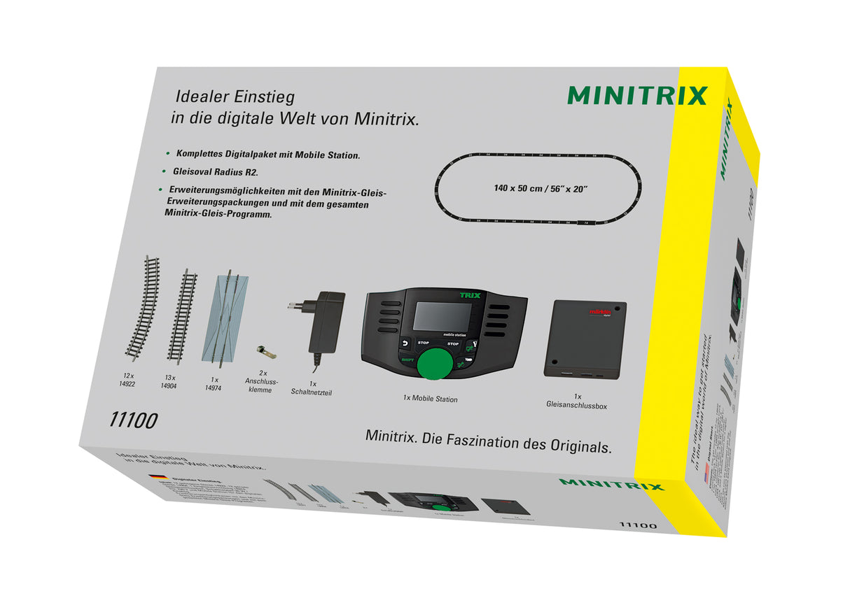 N 1:160 escala Minitrix 11100 DCC digital caja de inicición Starterset