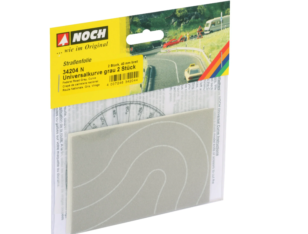 Noch 34204 Carretera federal Curva universal N escala 1:160