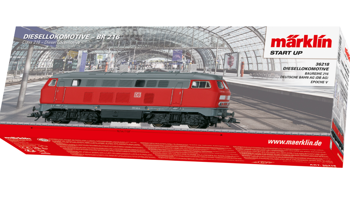 H0 1:87 Märklin 36218 Start up Digital Locomotora diésel de la serie 216 DB