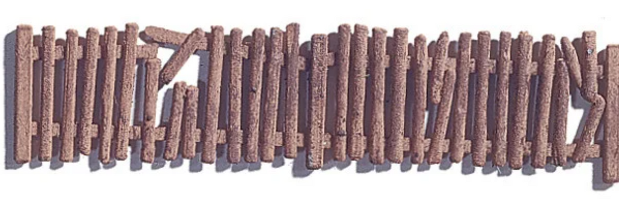 H0 1:87 escala Noch 13060 cercas residencial abandonada 24 piezas 91 cm de largo