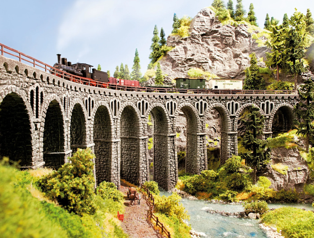 H0 1:87 escala Noch 58260 Pared de la arcada 27x10 cm