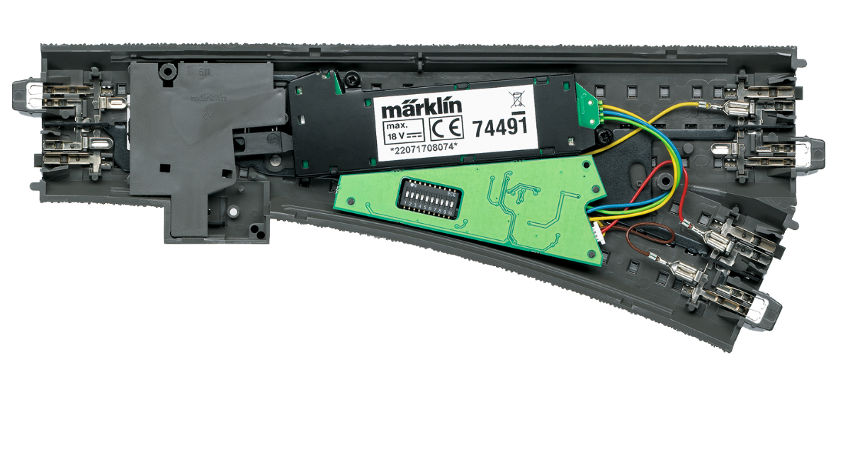 H0 1:87 escala Märklin 24802 Juego de extensión digital C Track D2