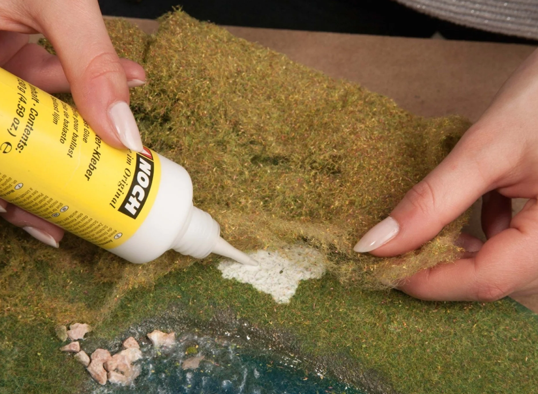 H0 1:87 escala Noch 07291 follaje de pradera 20 x 23 cm