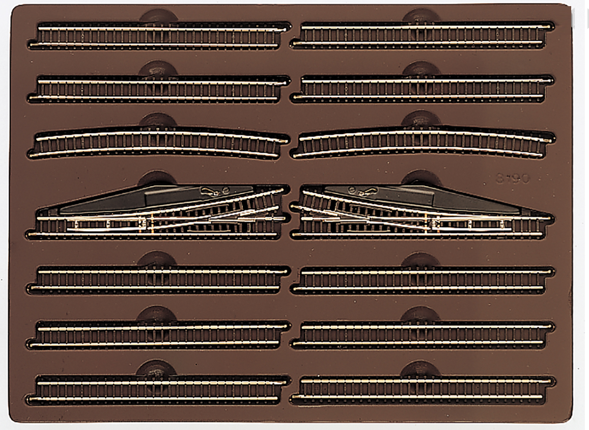 Z 1:220 Märklin 8190 Caja de ampliación E con desvíos manuales
