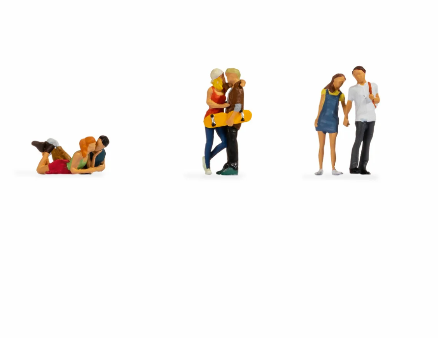 Noch 36512 figuras personas enamoradas parejas jóvenes N escala 1:160