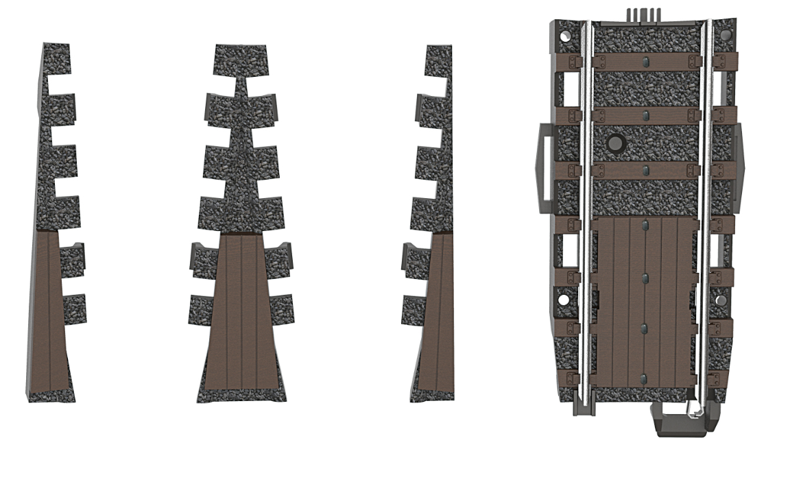 H0 1:87 escala Märklin 74871 Set de ampliación para transbordador 74861