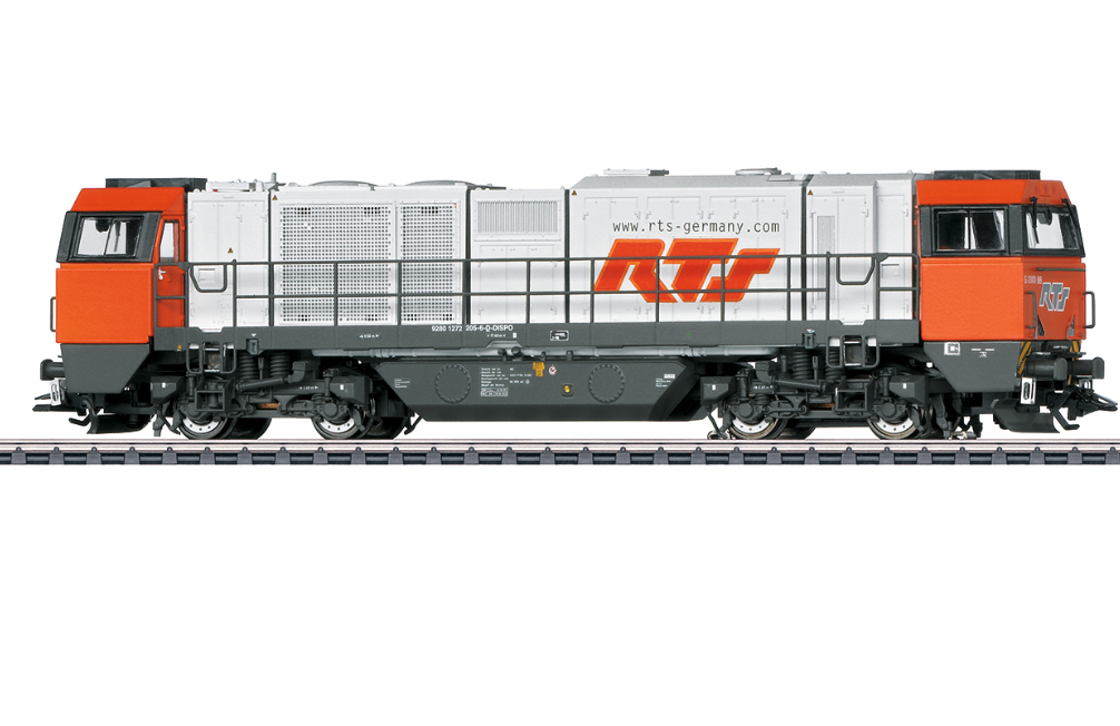 H0 1:87 Märklin 37214 Digital Locomotora diésel Vossloh G 2000 BB RTS Rail Transport Service