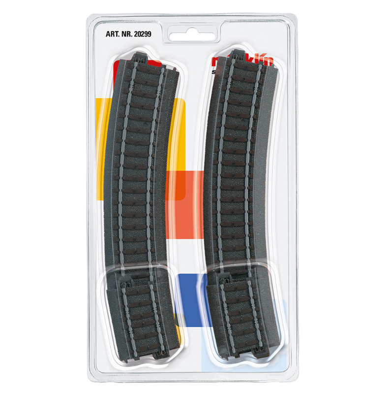 H0 1:87 escala Märklin 20299 set de vías curvas Tipo C