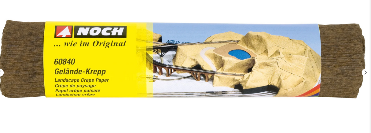 H0 1:87 escala Noch 60840 papel crepe paisaje para maqueta 90 x 80 cm