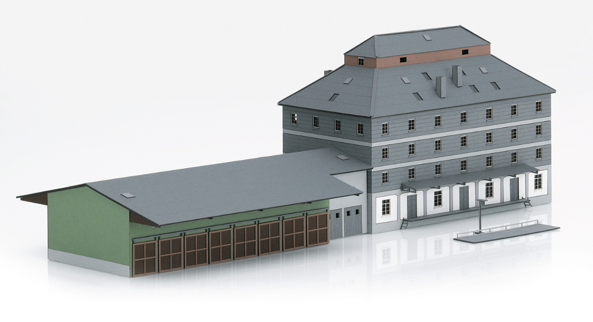 Z 1:220 Märklin 89705 Kit de construcción "Almacén Raiffeisen con mercado"