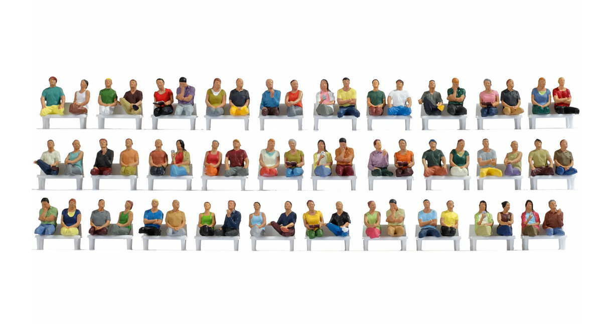 Noch 16072 Mega Economy Set pasajeros sentados H0 escala 1:87 ho 00