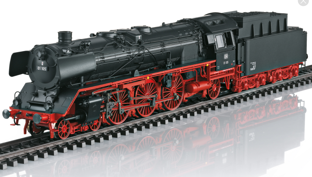 H0 1:87 Märklin 39004 Digital Locomotora de vapor de la serie 01 105 DB