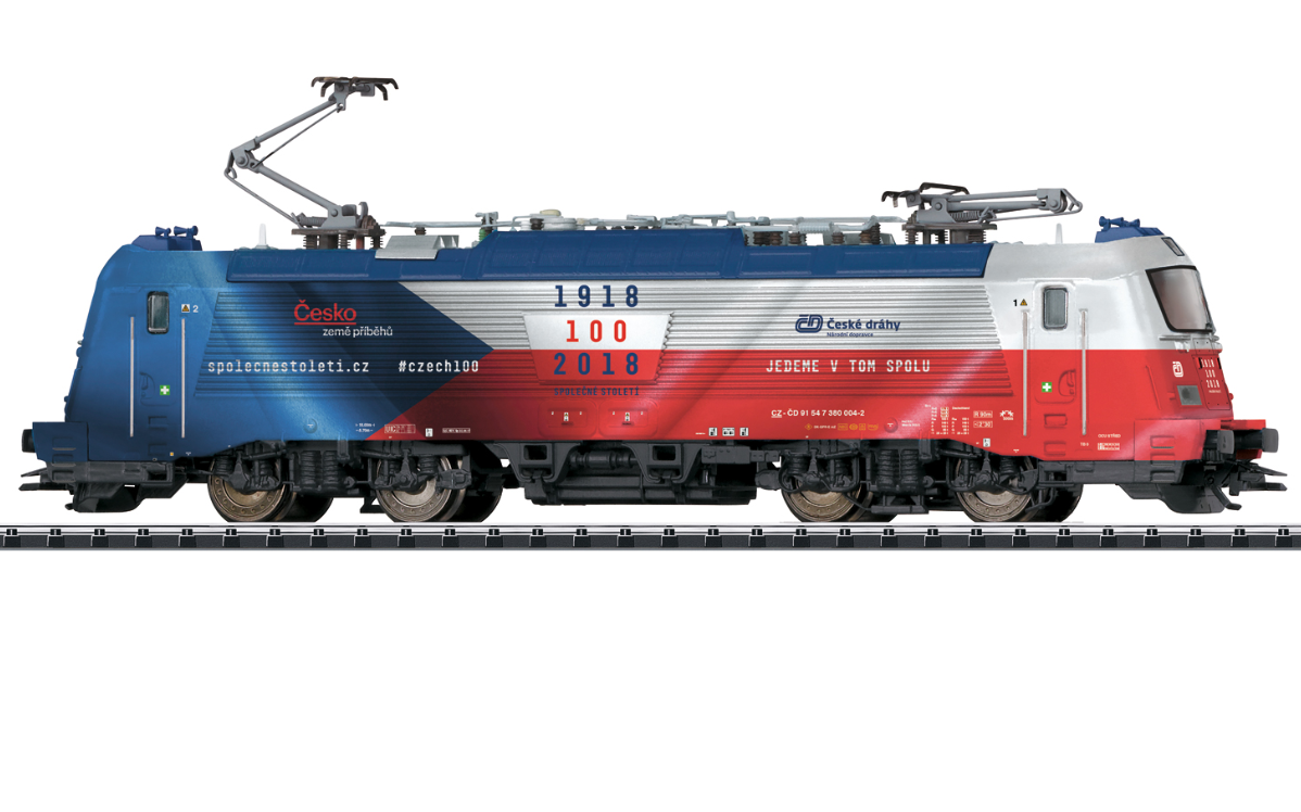 Trix 22454 Digital Locomotora eléctrica de la serie 380 H0 escala 1:87 Škoda 109 E
